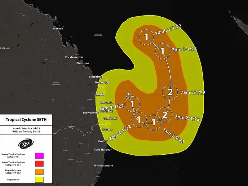 Cyclone Track & Intensity Maps
